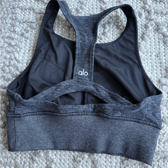 Alosoft Serenity Bra Tank - Charcoal - Picture 2 of 3